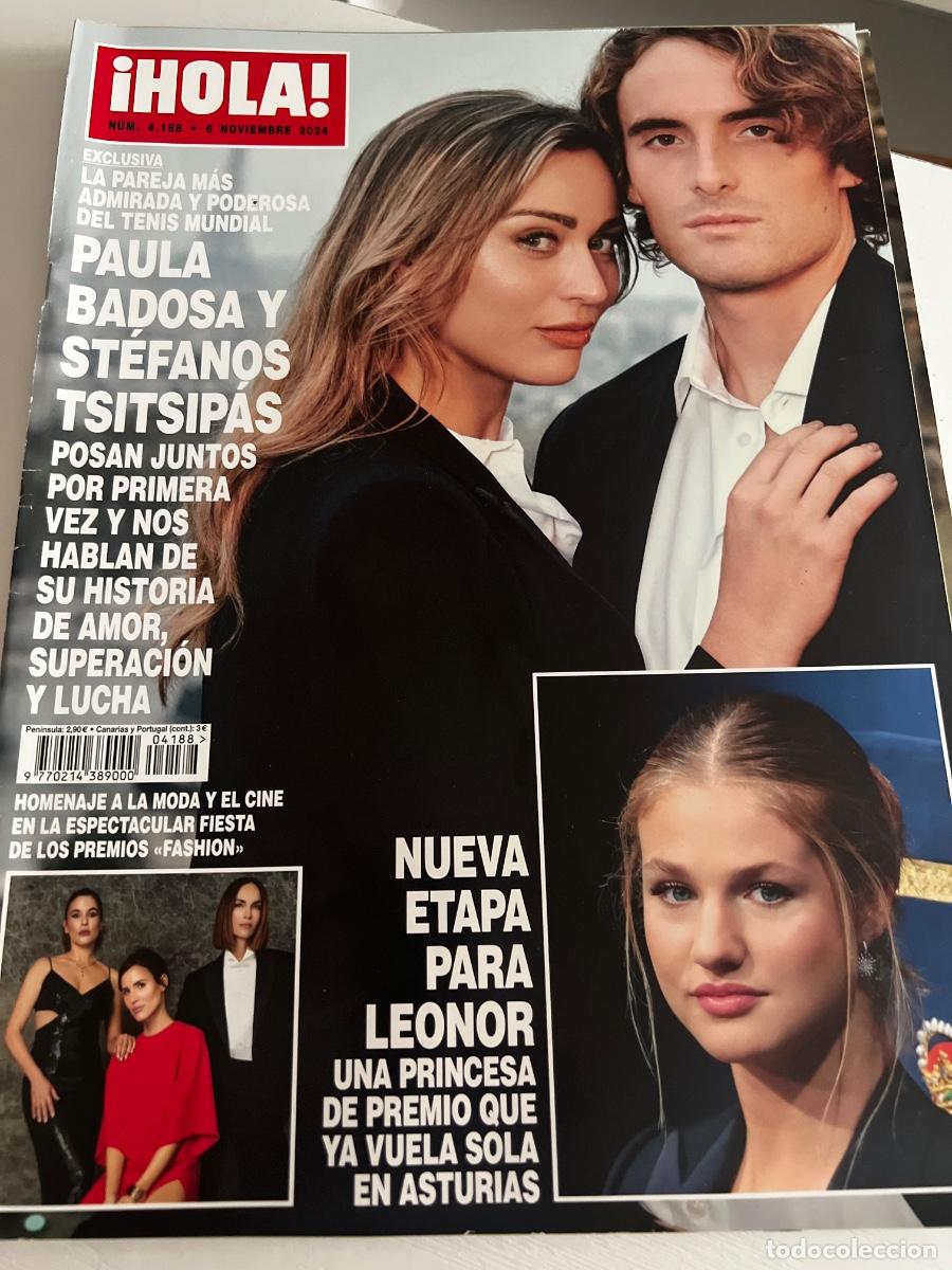 Coleccionismo de Revista Hola: &iexcl;HOLA! N&ordm; 4188. NOVIEMBRE 2024. PAULA BADOSA Y STEFANOS TSITSIPAS POSAN JUNTOS POR PRIMERA VEZ