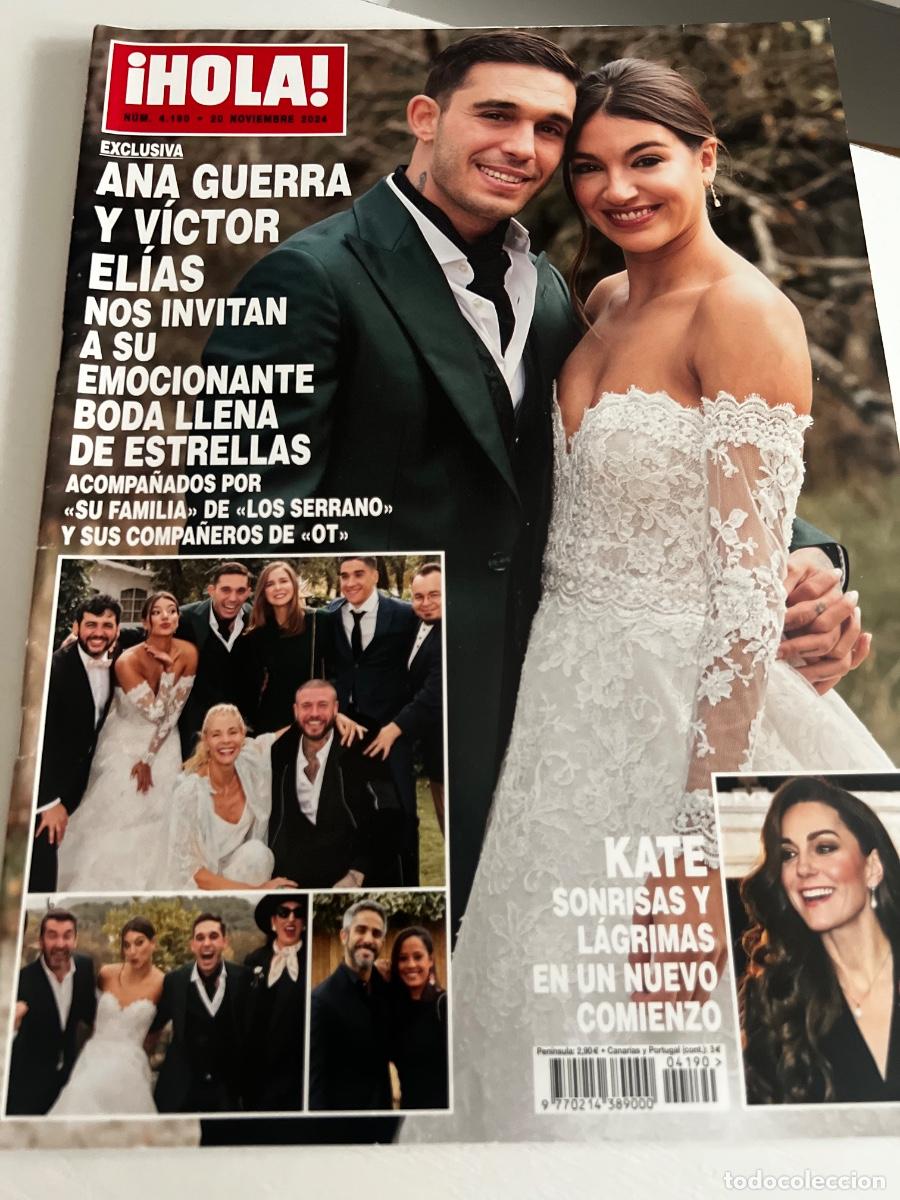 Coleccionismo de Revista Hola: &iexcl;HOLA! N&ordm; 4190. NOVIEMBRE 2024. ANA GUERRA Y V&Iacute;CTOR EL&Iacute;AS NOS INVITAN A SU EMOCIONANTE BODA