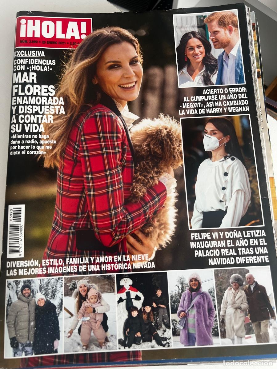 Coleccionismo de Revista Hola: &iexcl;HOLA! N&ordm; 3990. ENERO 2021. MAR FLORES ENAMORADA Y DISPUESTA A CONTAR SU VIDA.