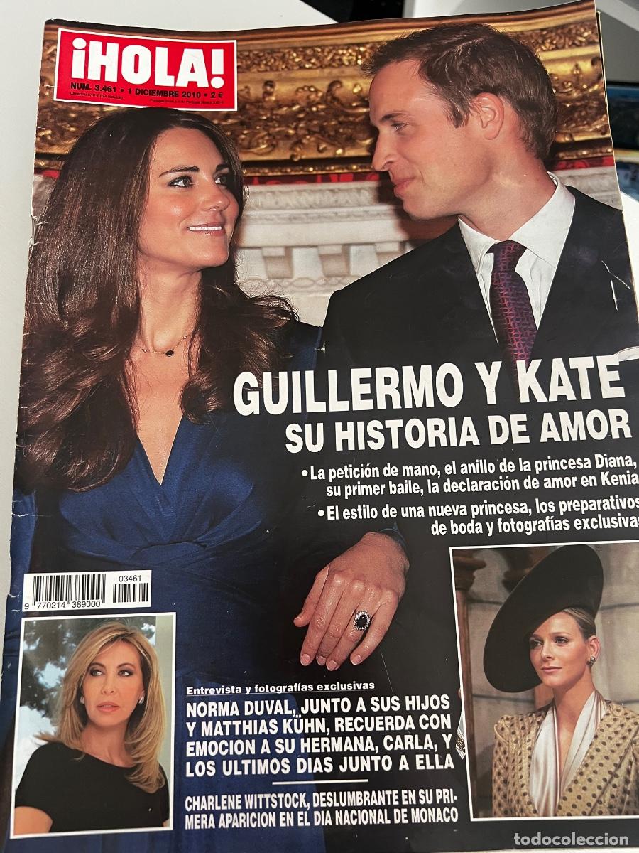 Coleccionismo de Revista Hola: HOLA! N&ordm; 3461. DICIEMBRE 2010. GUILLERMO Y KATE SU HISTORIA DE AMOR, PETICI&Oacute;N DE MANO.