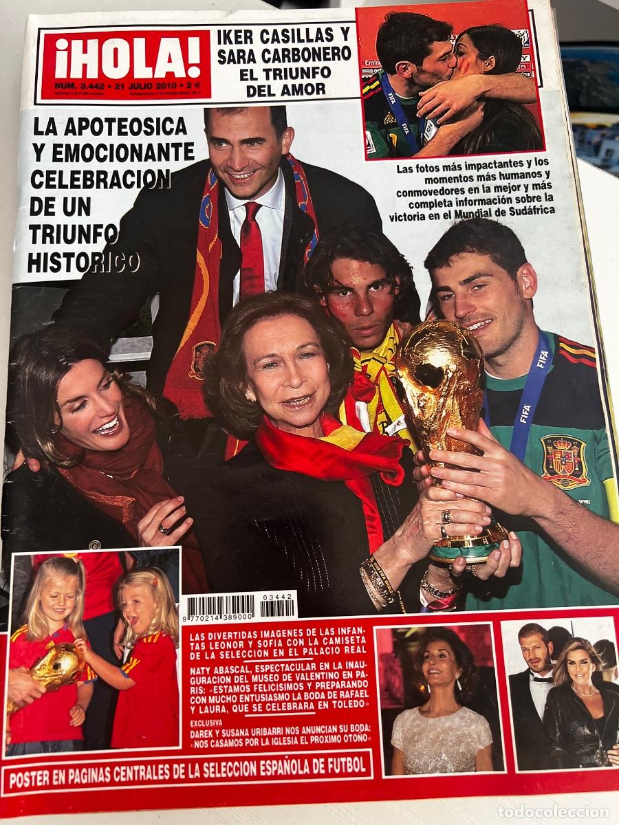 Coleccionismo de Revista Hola: HOLA! N&ordm; 3442. JULIO 2010. LA APOTE&Oacute;SICA Y EMOCIONANTE CELEBRACI&Oacute;N DE UN TRIUNFO HIST&Oacute;RICO.