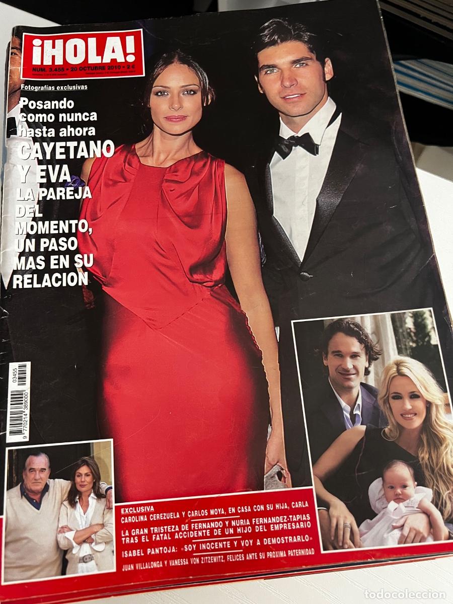 Coleccionismo de Revista Hola: HOLA! N&ordm; 3455. OCTUBRE 2010. CAYETANO Y EVA LA PAREJA DEL MOMENTO UN PASO M&Aacute;S EN SU RELACI&Oacute;N.
