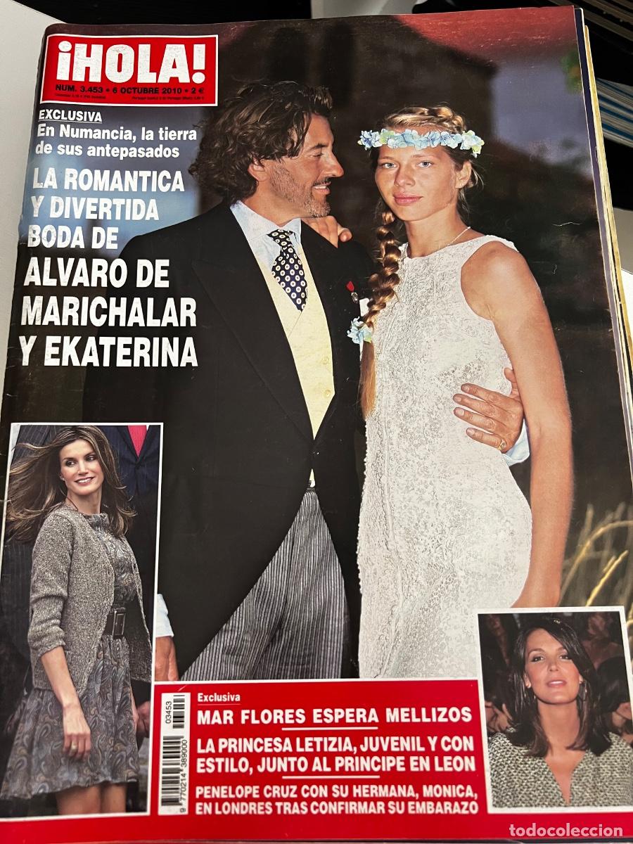Coleccionismo de Revista Hola: HOLA! N&ordm; 3453. OCTUBRE 2010.LA ROM&Aacute;NTICA Y DIVERTIDA, BODA DE ALVARO DE MARICHALAR Y EKATERINA