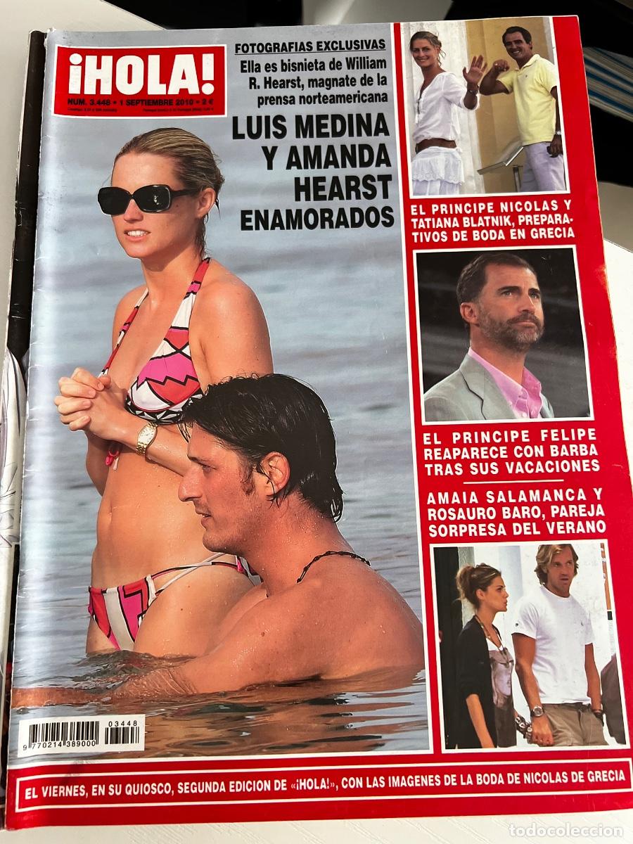 Coleccionismo de Revista Hola: HOLA! N&ordm; 3448. SEPTIEMBRE 2010. LUIS MEDINA Y AMANDA HEARTS ENAMORADOS.