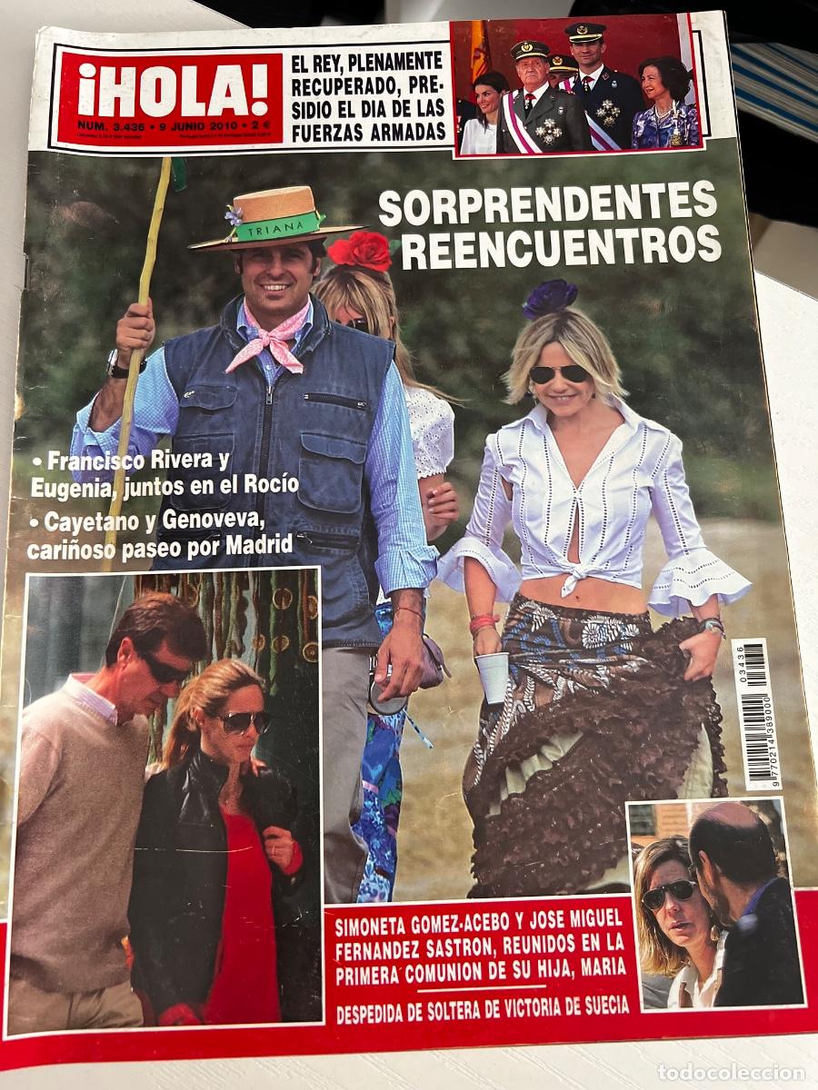 Coleccionismo de Revista Hola: HOLA! N&ordm; 3436. JUNIO 2010. FRANCISCO RIVERA Y EUGENIA JUNTOS EN EL ROC&Iacute;O SORPRENDENTES REENCUENTROS.