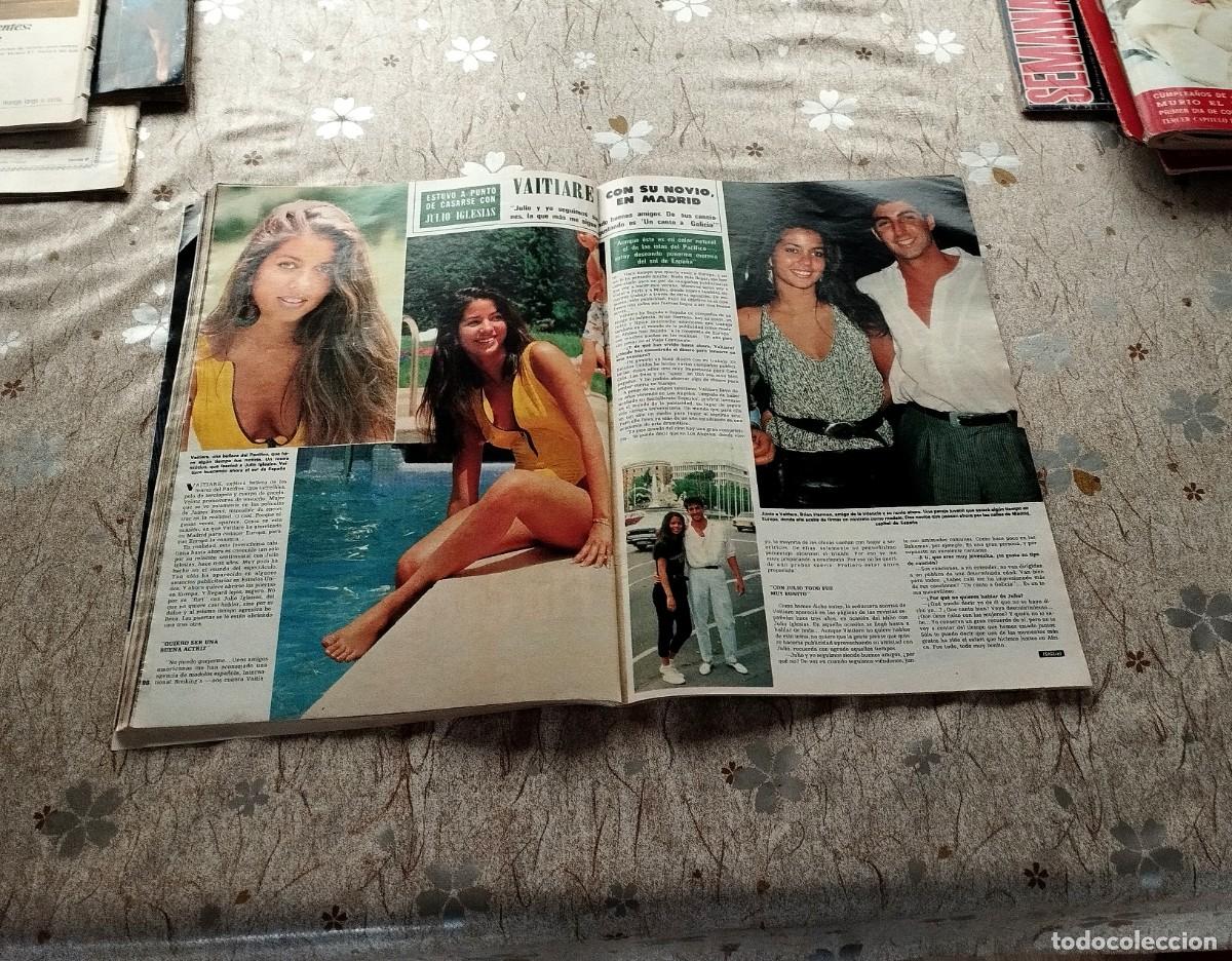 Coleccionismo de Revista Hola: Hola / JULIO IGLESIAS, VAITIARE BANDERA, ROCIO DURCAL, TERESA SANCHEZ MISS NACIONAL 1984