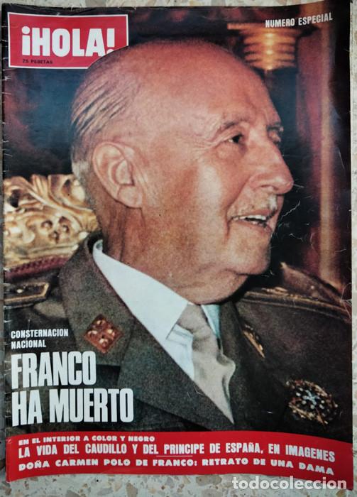 Coleccionismo de Revista Hola: FRANCO HA MUERTO (Revista Hola n&uacute;mero especial)