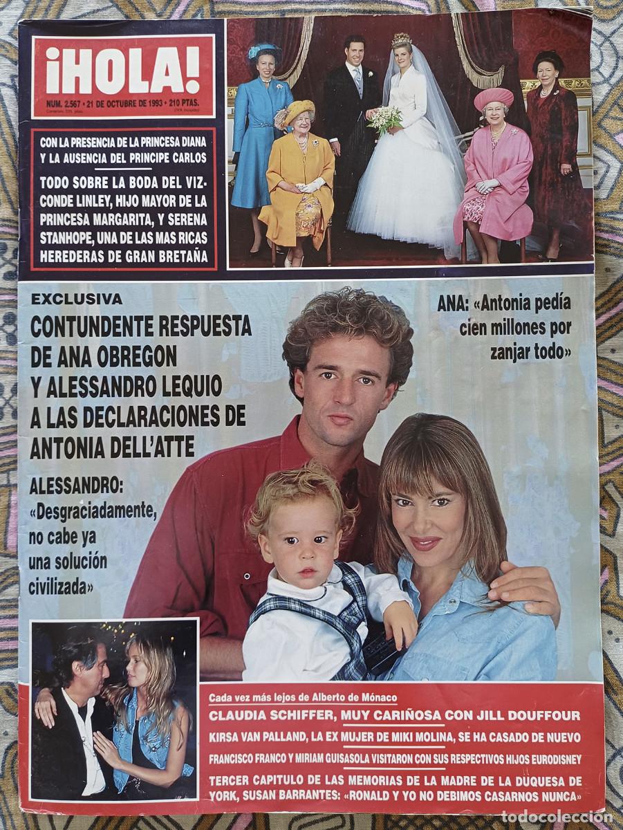 Coleccionismo de Revista Hola: Revista HOLA n&ordm; 2567 de Octubre de 1.993