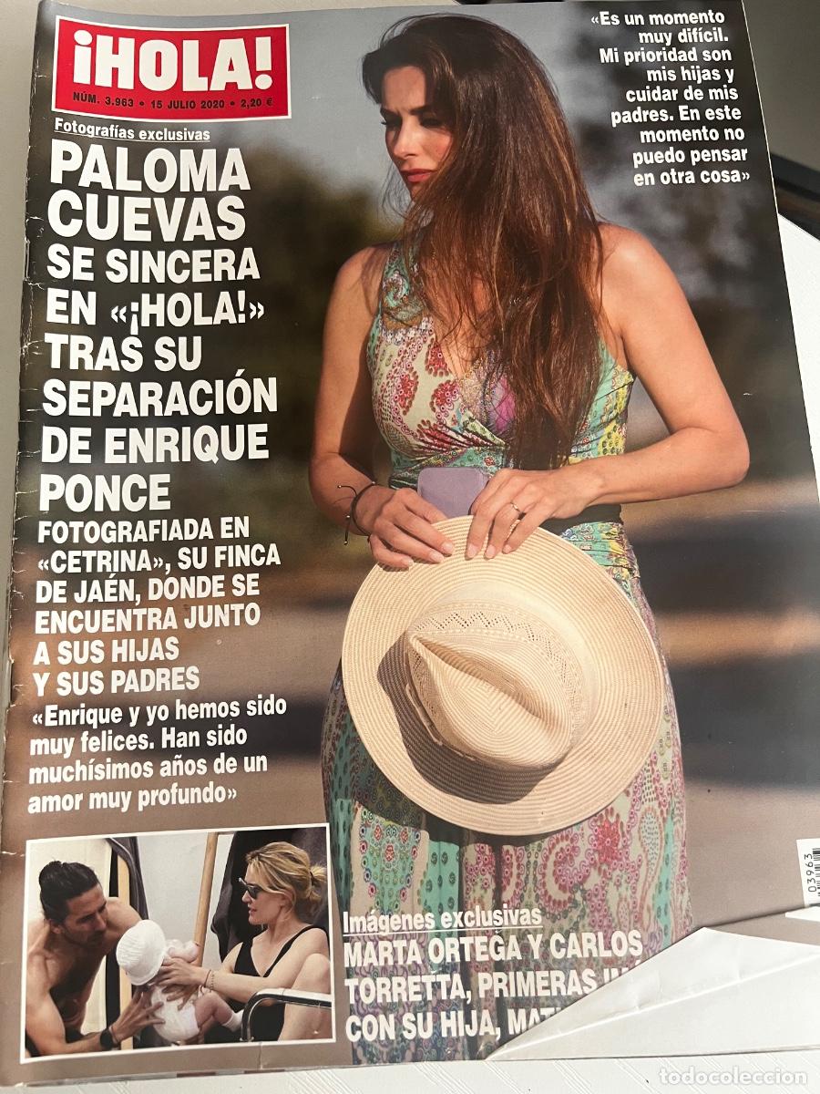 Coleccionismo de Revista Hola: &iexcl;HOLA! N&ordm; 3963. JULIO 2020. PALOMA CUEVAS SE SINCERA ENOLA TRAS SU SEPARACI&Oacute;N DE ENRIQUE PONCE.