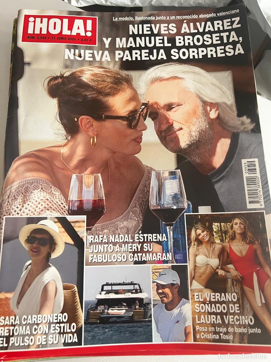 Coleccionismo de Revista Hola: &iexcl;HOLA! N&ordm; 3959. JUNIO 2020. NIEVES &Aacute;LVAREZ Y MANUEL BROSETA NUEVA PAREJA SORPRESA