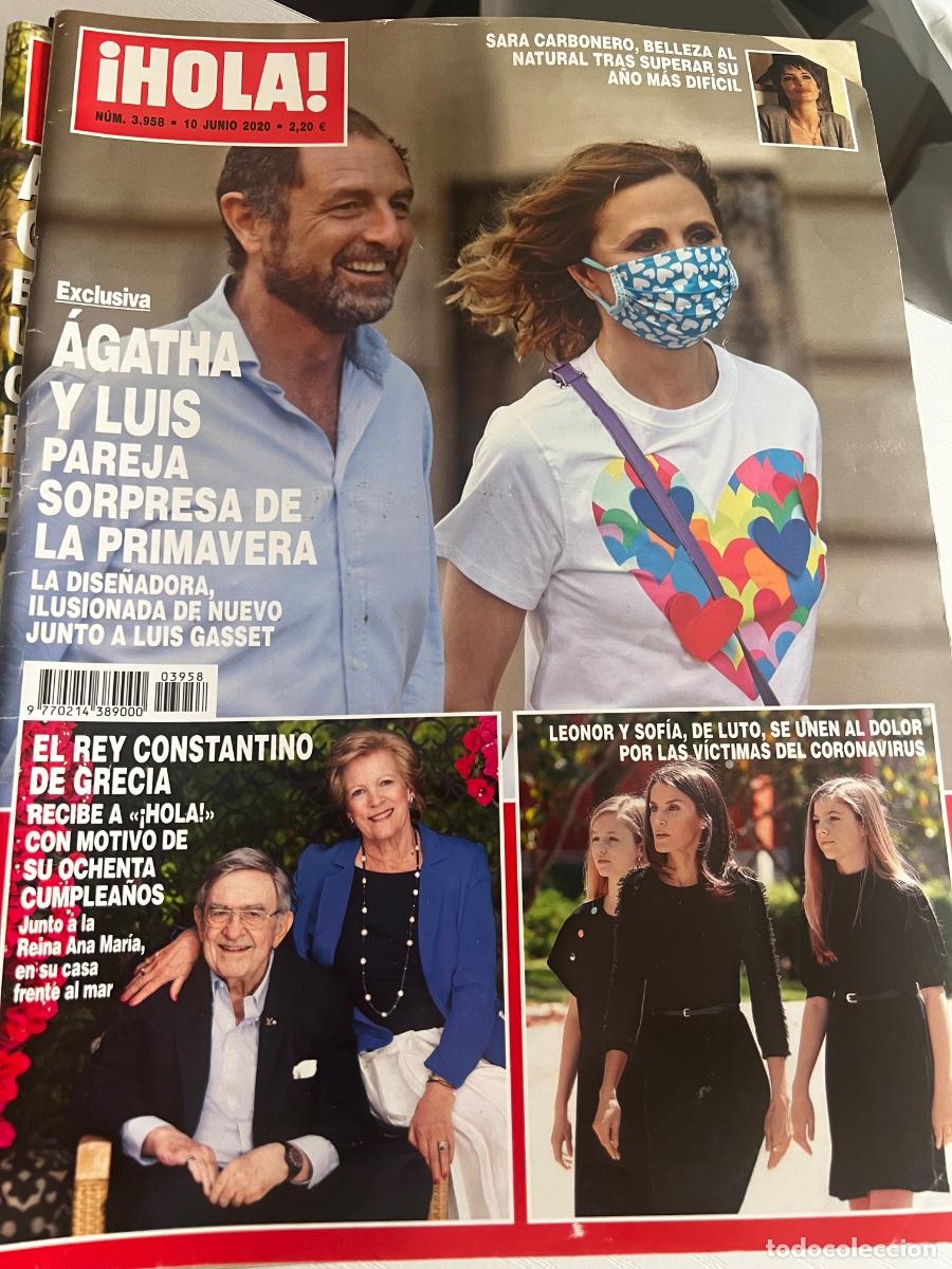 Coleccionismo de Revista Hola: &iexcl;HOLA! N&ordm; 3958. JUNIO 2020. AGATHA Y LUISPA SORPRESA DE LA PRIMAVERA. LA DISE&Ntilde;ADORA ILUSIONADA