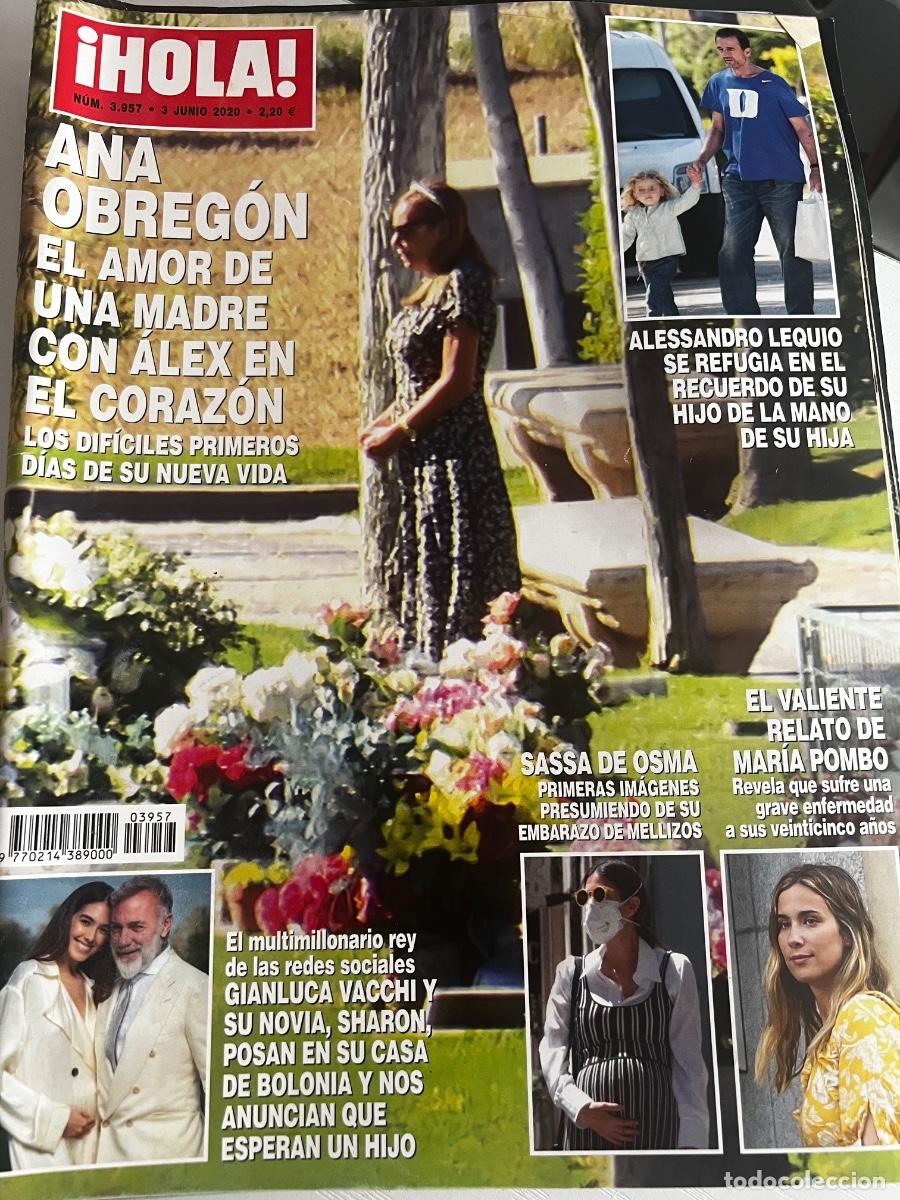 Coleccionismo de Revista Hola: &iexcl;HOLA! N&ordm; 3957. JUNIO 2020. ANA OBREG&Oacute;N, EL AMOR DE UNA MADRE CON &Aacute;LEX EN EL CORAZ&Oacute;N.