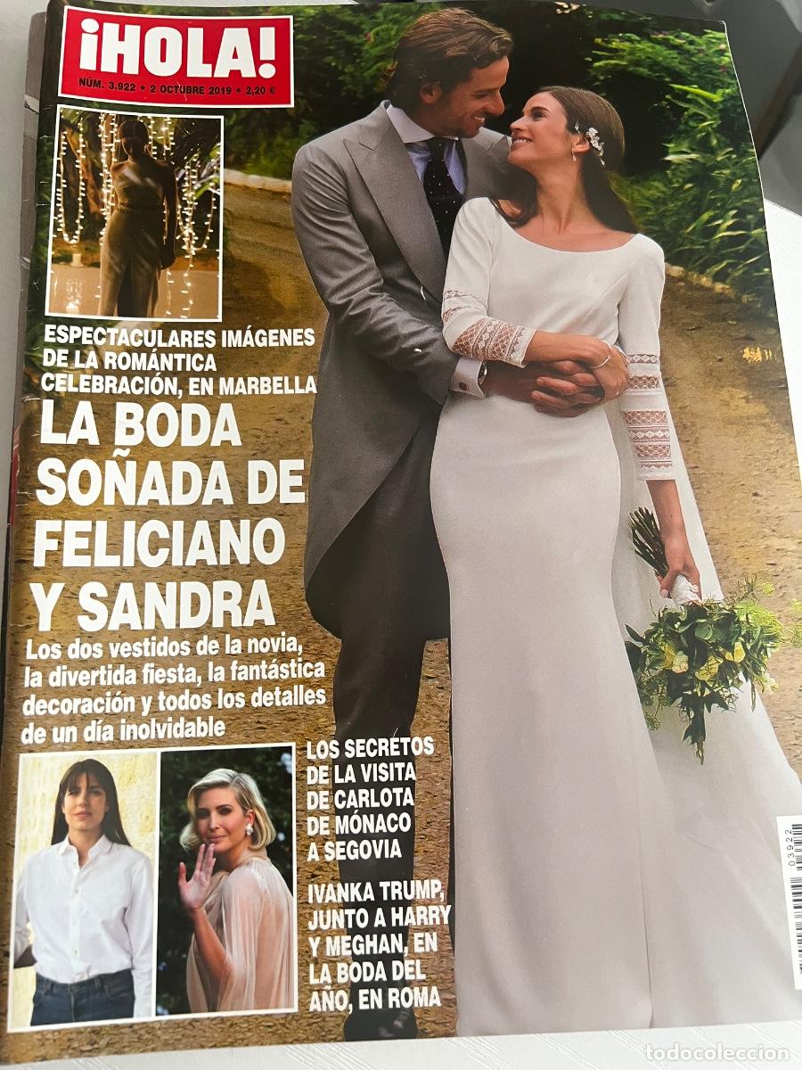 Coleccionismo de Revista Hola: &iexcl;HOLA! N&ordm; 3922. OCTUBRE 2020. LA BODA SO&Ntilde;ADA DE FELICIANO Y SANDRA LOS DOS VESTIDOS DE LA NOVIA.