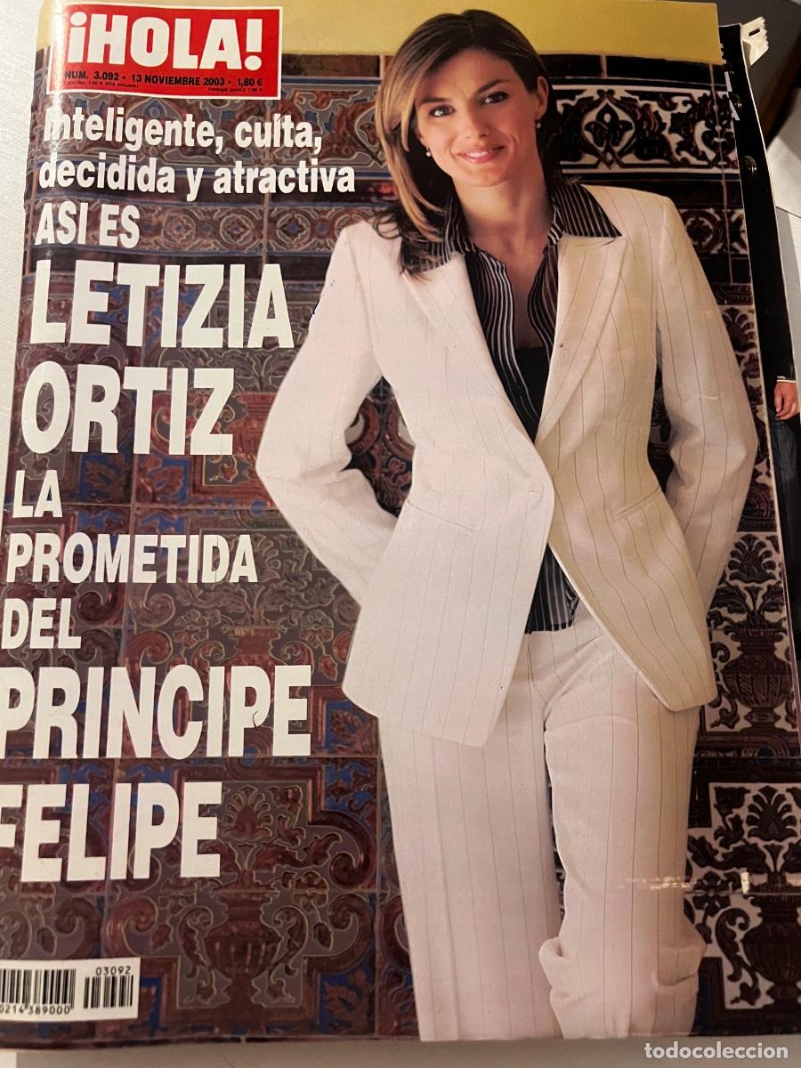 Coleccionismo de Revista Hola: &iexcl;HOLA! N&ordm; 3092. NOVIEMBRE 2003. LETIZIA ORTIZ, LA PROMETIDA DEL PR&Iacute;NCIPE FELIPE