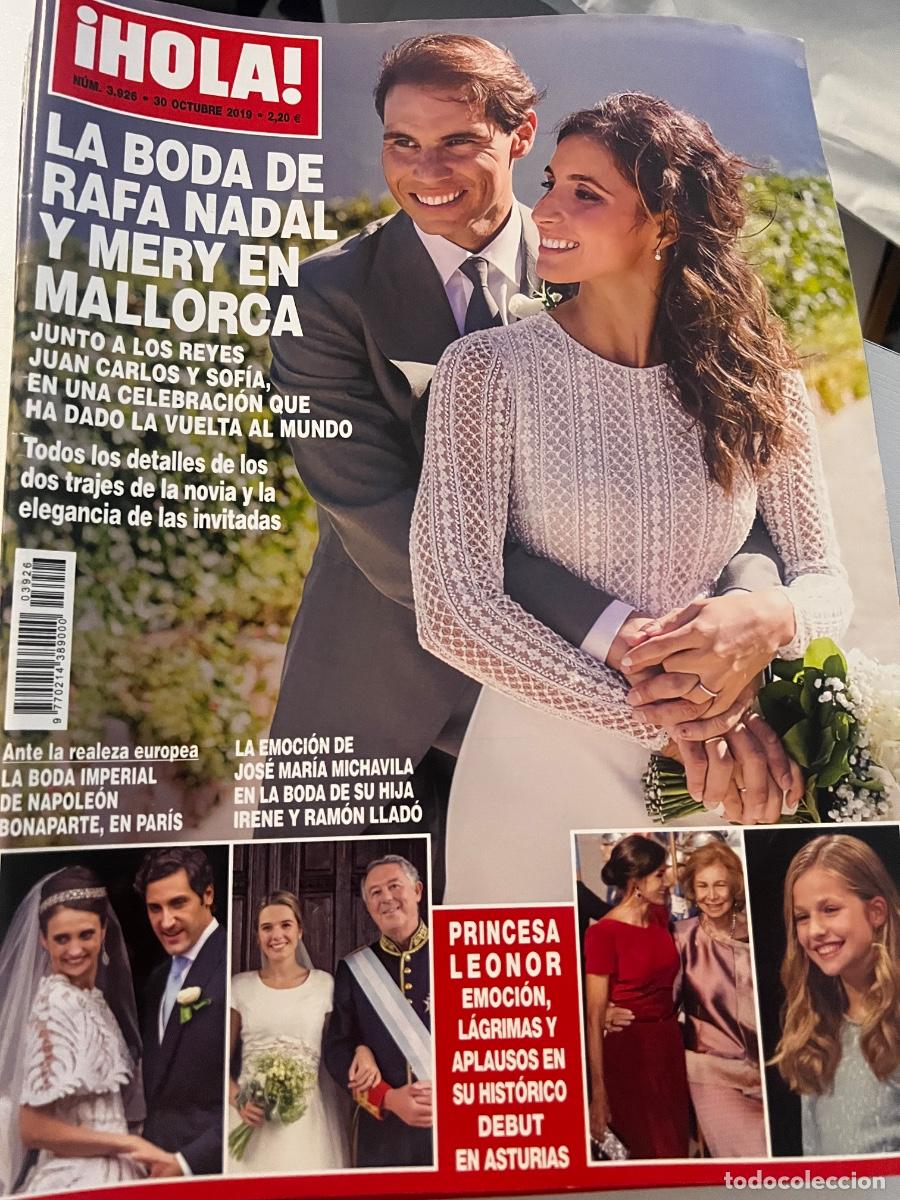 Coleccionismo de Revista Hola: &iexcl;HOLA! N&ordm; 3926. OCTUBRE 2019. LA BODA DE RAFA NADAL Y MERY EN MALLORCA.