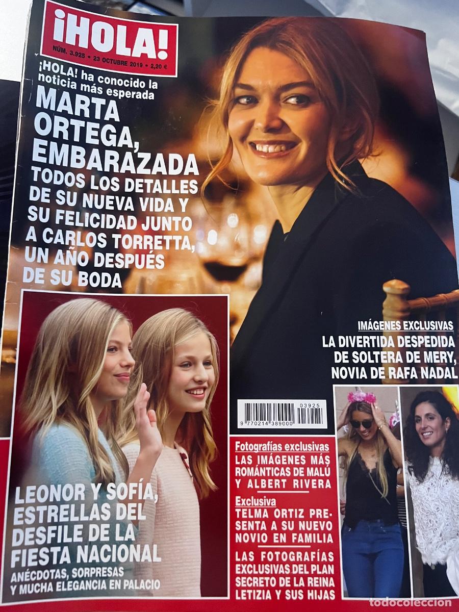 Coleccionismo de Revista Hola: &iexcl;HOLA! N&ordm; 3925. OCTUBRE 2019. MARTA ORTEGA EMBARAZADA TODOS LOS DETALLES DE SU NUEVA VIDA.
