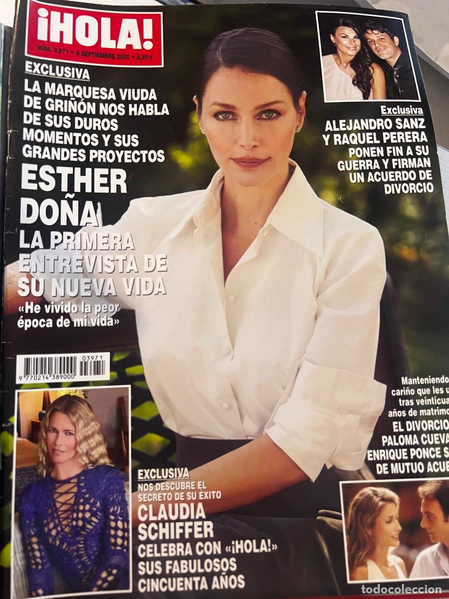 Coleccionismo de Revista Hola: &iexcl;HOLA! N&ordm; 3971. SEPTIEMBRE 2019. ESTHER DO&Ntilde;A LA PRIMERA ENTREVISTA DE SU NUEVA VIDA.