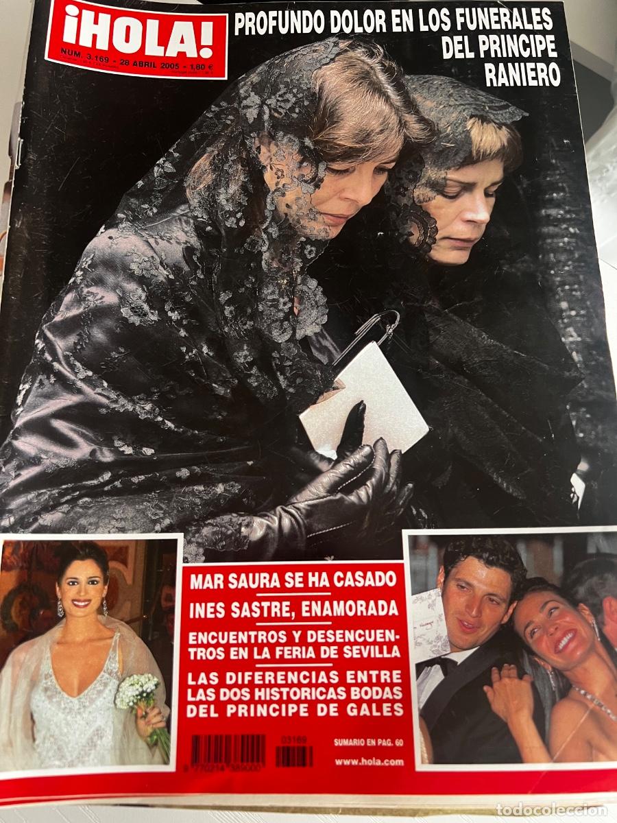 Coleccionismo de Revista Hola: &iexcl;HOLA! N&ordm; 3169. ABRIL 2005. PROFUNDO DOLOR EN LOS FUNERALES DEL PR&Iacute;NCIPE RANIERO