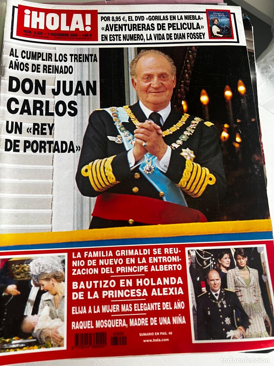 Coleccionismo de Revista Hola: HOLA! N&ordm; 3200. DICIEMBRE 2005. AL CUMPLIR LOS 30 A&Ntilde;OS DE REINADO DON JUAN CARLOS, REY DE PORTADA.