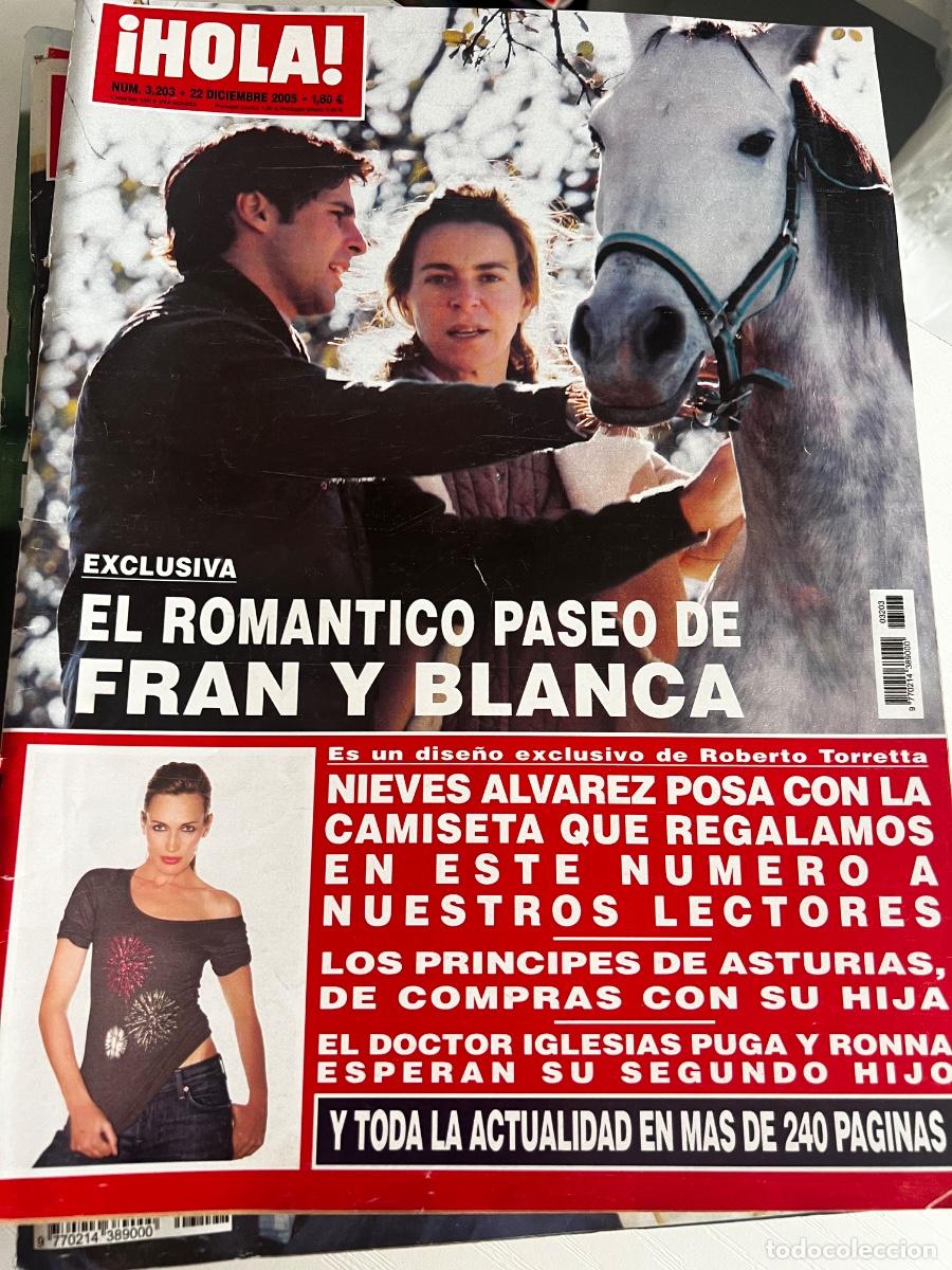 Coleccionismo de Revista Hola: HOLA! N&ordm; 3203. DICIEMBRE 2005. EL ROM&Aacute;NTICO PASEO DE FRAN Y BLANCA.EXCLUSIVA. Leer