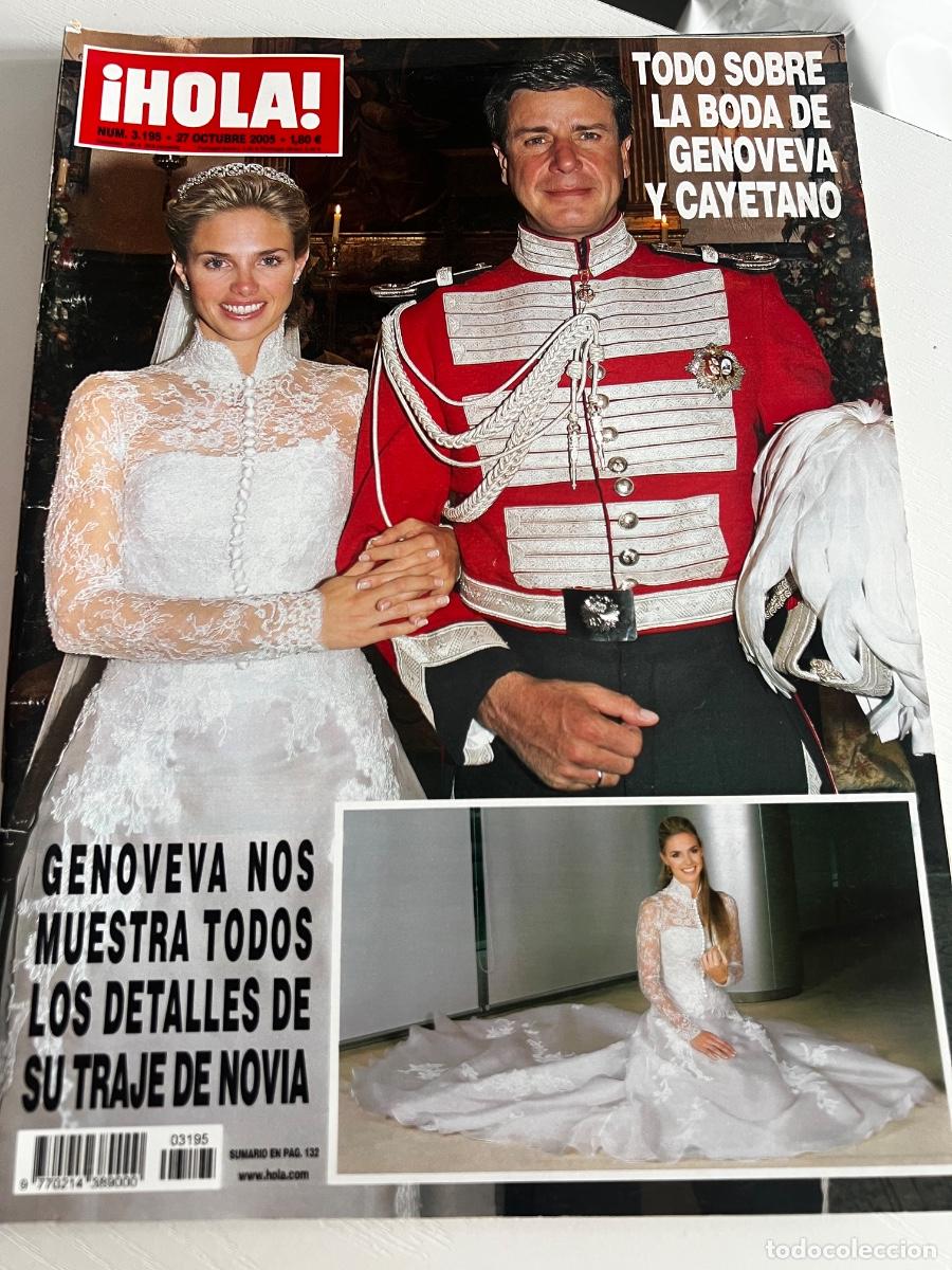 Coleccionismo de Revista Hola: HOLA! N&ordm; 3195. OCTUBRE 2005. TODO SOBRE LA BODA DE GENOVEVA Y CAYETANO.