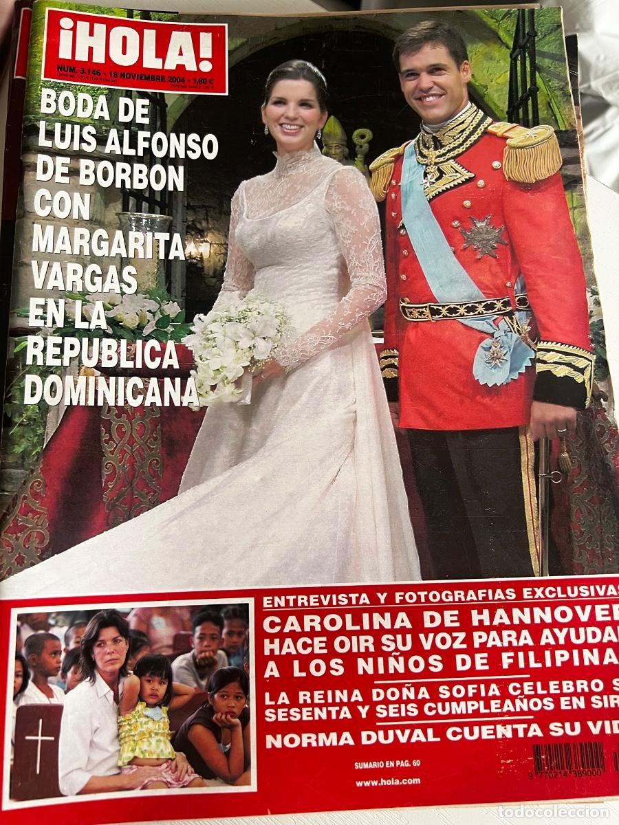 Coleccionismo de Revista Hola: HOLA! N&ordm; 3146. NOVIEMBRE 2004. BODA DE LUIS ALFONSO DE BORB&Oacute;N CON MARGARITA VARGAS.