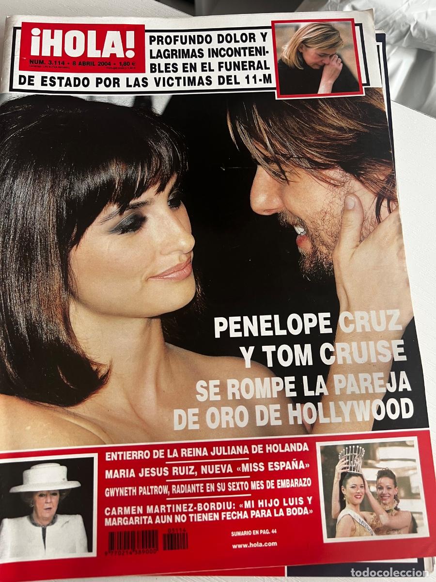 Coleccionismo de Revista Hola: HOLA! N&ordm; 3114. ABRIL 2004. PEN&Eacute;LOPE CRUZ Y TOM CRUISE SE ROMPE LA PAREJA DE ORO DE HOLLYWOOD.