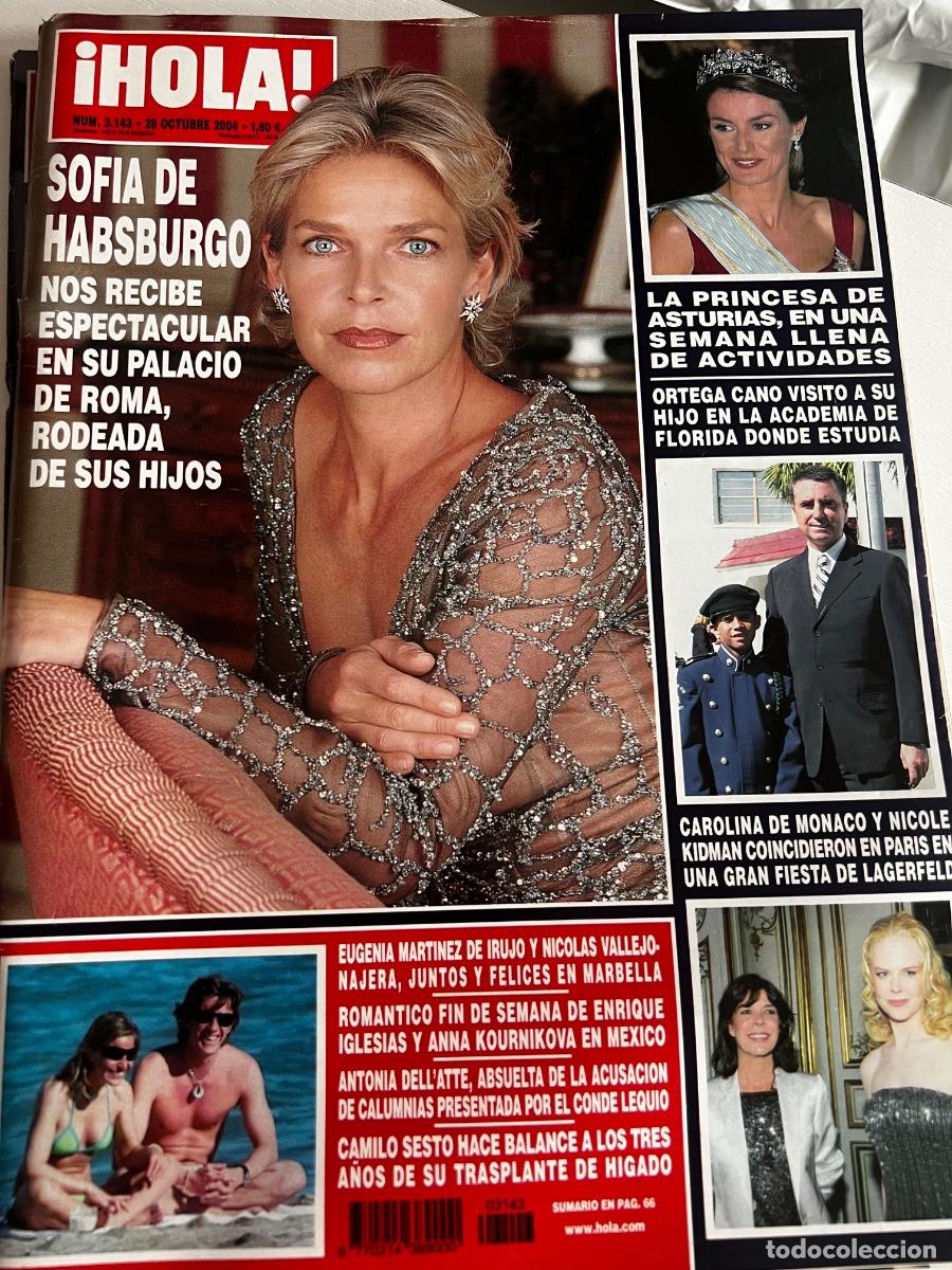 Coleccionismo de Revista Hola: HOLA! N&ordm; 3143. OCTUBRE 2004. SOF&Iacute;A DE HABSBURGO. NO RECIBE ESPECTACULAR EN SU PALACIO DE ROMA.