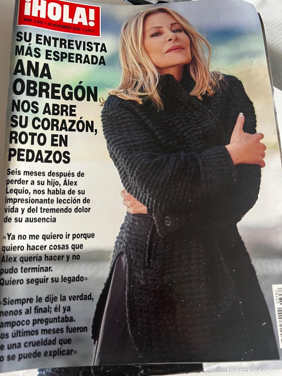 Coleccionismo de Revista Hola: HOLA! N&ordm; 3982. NOVIEMBRE 2020. ANA OBREG&Oacute;N NOS ABRE SU CORAZ&Oacute;N ROTO EN PEDAZOS.