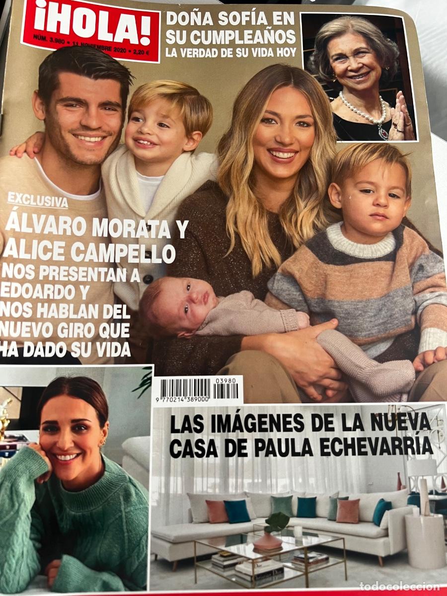 Coleccionismo de Revista Hola: HOLA! N&ordm; 3980. NOVIEMBRE 2020. ALVARO MORATA Y ALICE CAMPELLO NOS PRESENTAN A EDOARDO