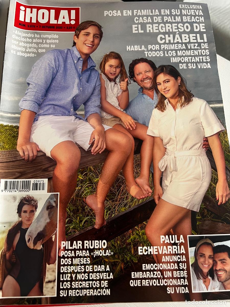 Coleccionismo de Revista Hola: HOLA! N&ordm; 3975. OCTUBRE 2020. CHABELI POSA EN FAMILIA EN SU NUEVA CASA DE PALM BEACH.