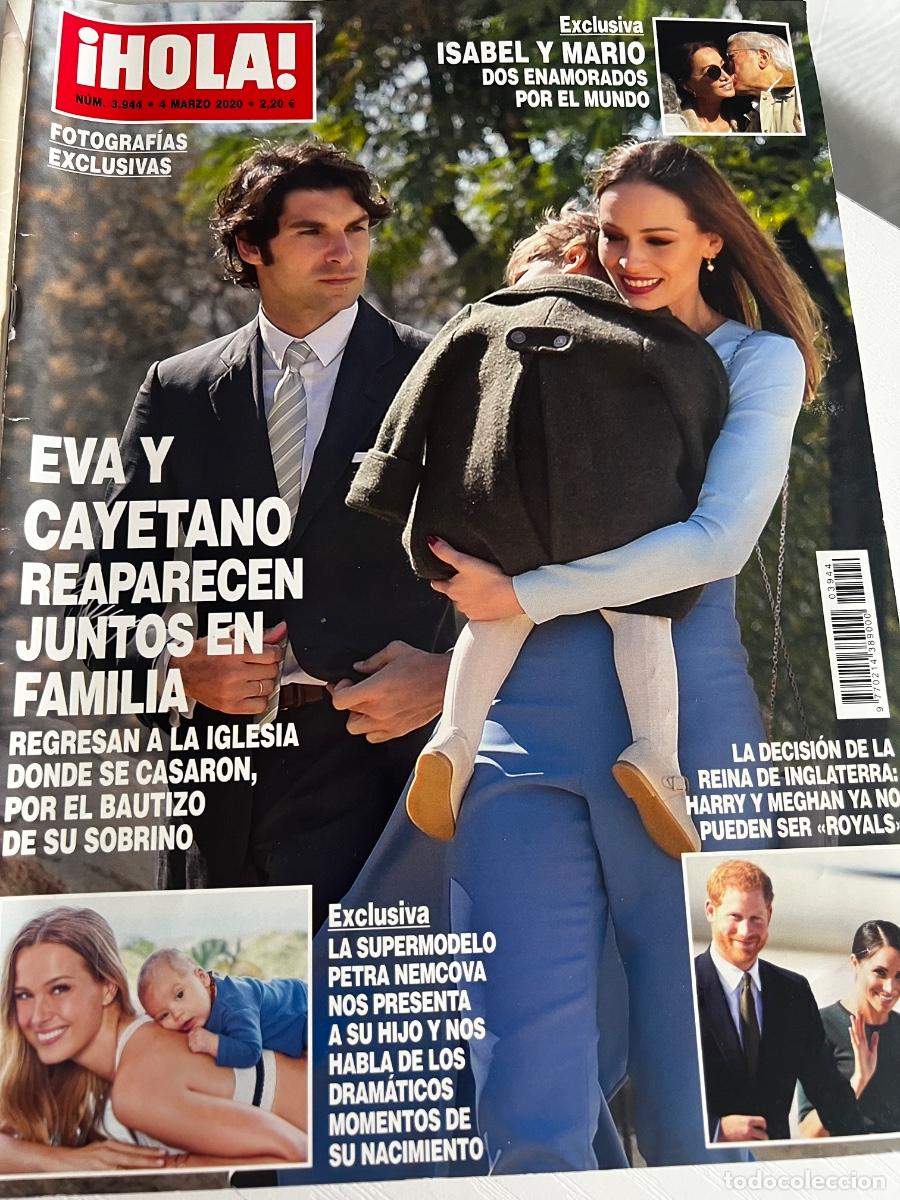 Coleccionismo de Revista Hola: HOLA! N&ordm; 3944. MARZO 2020. EVA Y CAYETANO REAPARECEN JUNTOS EN FAMILIA.
