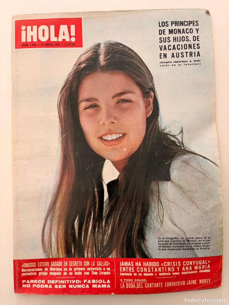 Coleccionismo de Revista Hola: &iexcl;HOLA! N&ordm; 1442. ABRIL 1972. LOS PR&Iacute;NCIPES DE M&Oacute;NACO Y SUS HIJOS, DE VACACIONES EN AUSTRIA. LEER.