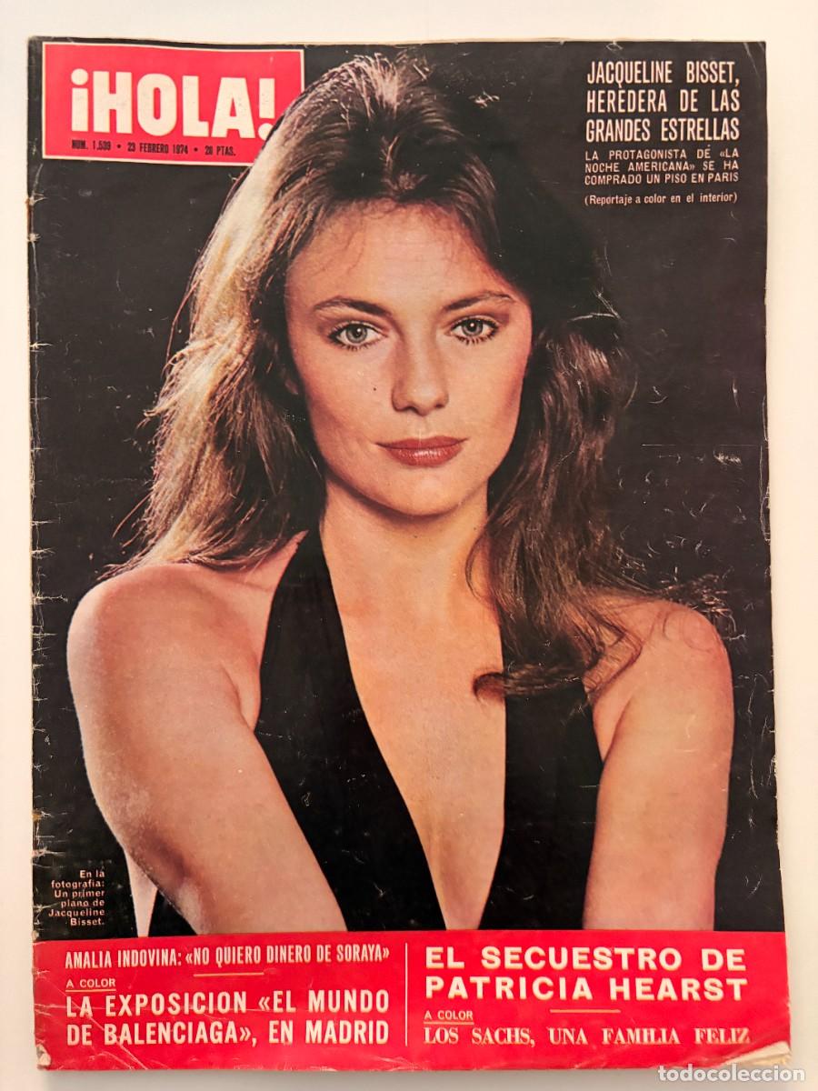 Coleccionismo de Revista Hola: &iexcl;HOLA! N&ordm; 1539. FEBRERO 1974. JACQUELINE BISSET, HEREDERA DE LAS GRANDES ESTRELLAS. LEER.