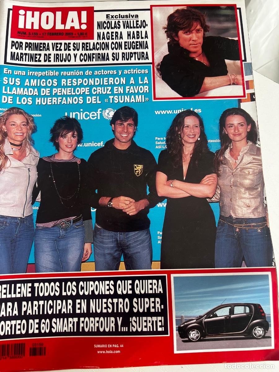 Coleccionismo de Revista Hola: &iexcl;HOLA! N&ordm; 3159. FEBRERO 2005. PEN&Eacute;LOPE CRUZ EN FAVOR DE LOS HU&Eacute;RFANOS DEL TSUNAMI.