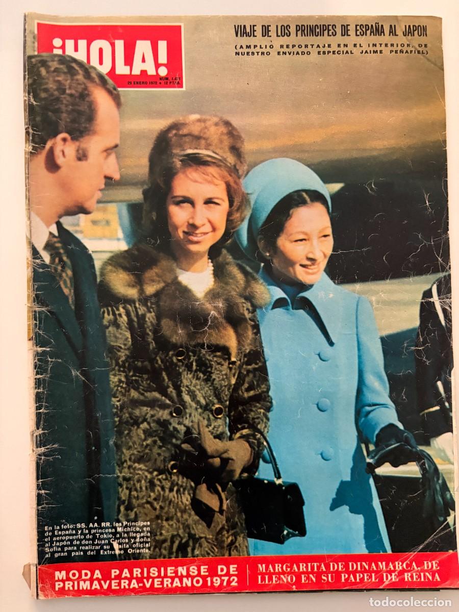 Coleccionismo de Revista Hola: &iexcl;HOLA! N&ordm; 1431. ENERO 1972. VIAJE DE LOS PR&Iacute;NCIPES DE ESPA&Ntilde;A AL JAP&Oacute;N. LEER.