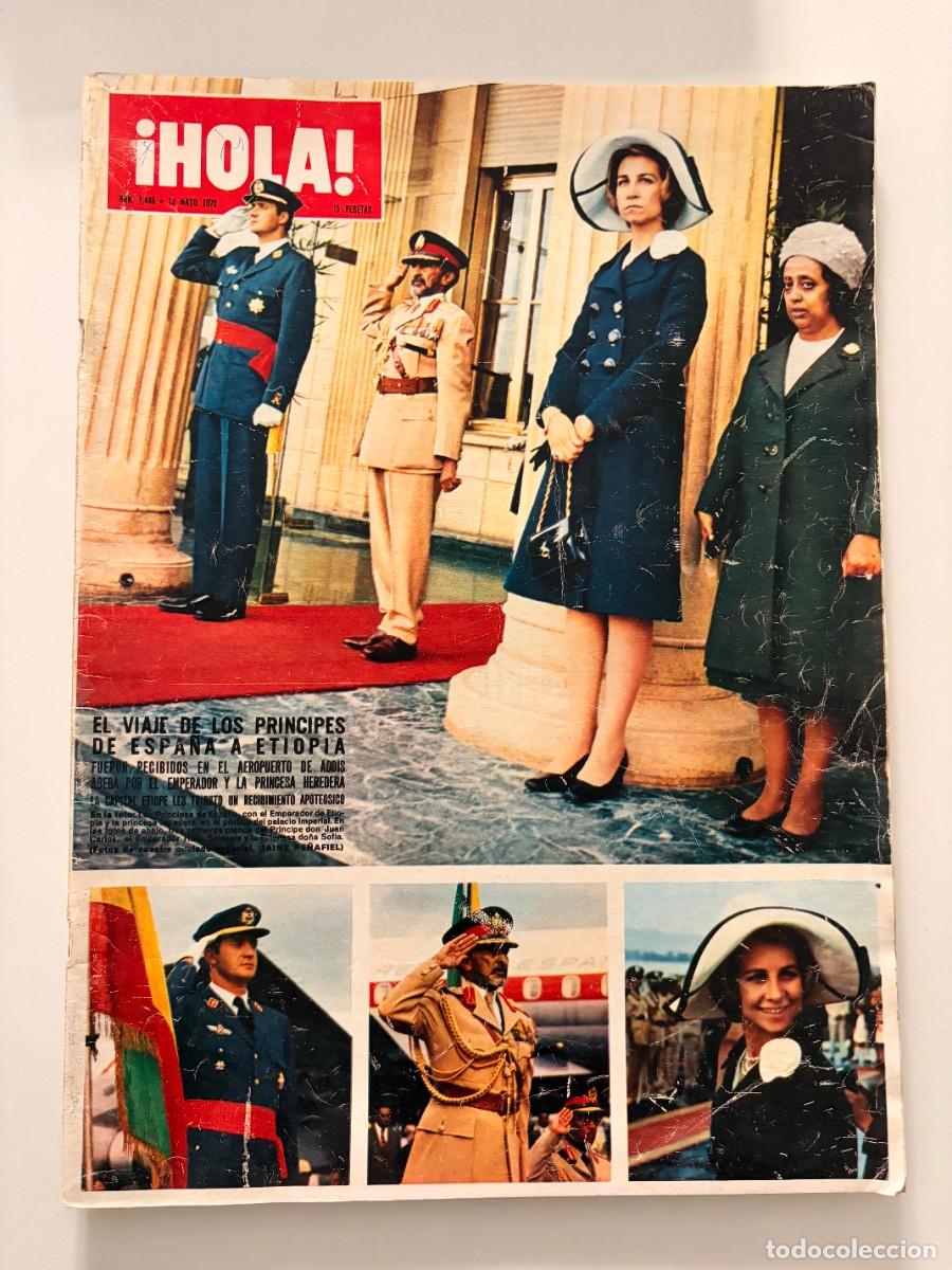 Coleccionismo de Revista Hola: &iexcl;HOLA! N&ordm; 1446. MAYO 1972. EL VIAJE DE LOS PR&Iacute;NCIPES DE ESPA&Ntilde;A A ETIOP&Iacute;A. LEER.