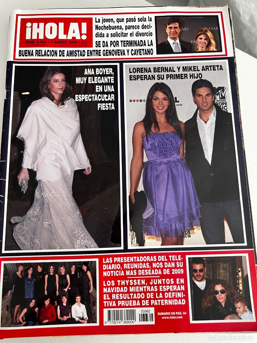 Coleccionismo de Revista Hola: &iexcl;HOLA! N&ordm; 3362. ENERO 2009. ANA BOYER MUY ELEGANTE EN UNA ESPECTACULAR FIESTA