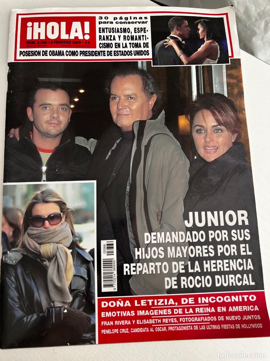 Coleccionismo de Revista Hola: &iexcl;HOLA! N&ordm; 3366. FEBRERO 2009. JUNIOR DEMANDADO POR SUS HIJOS MAYORES POR EL REPARTO DE LA HERENCIA.