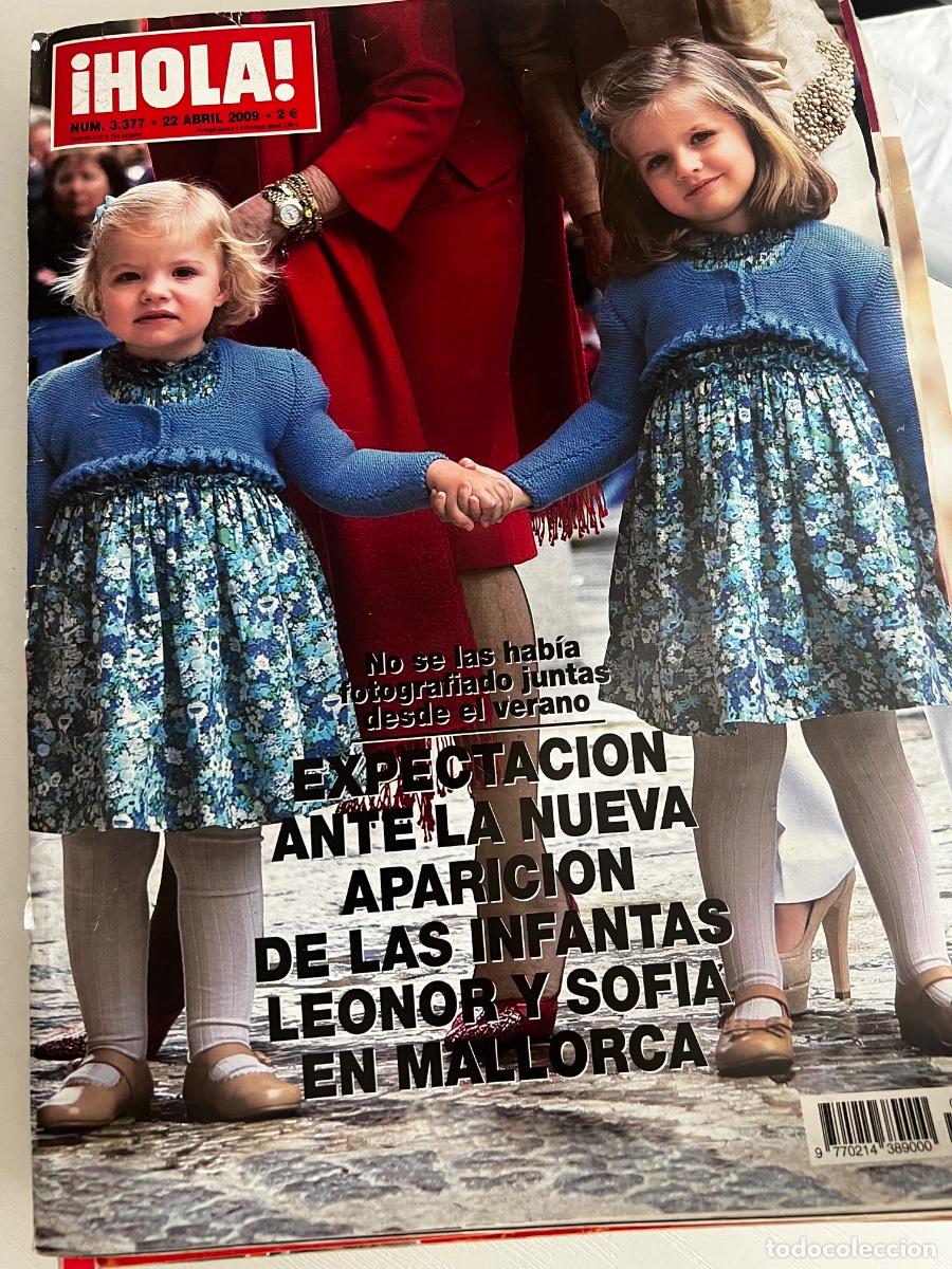 Coleccionismo de Revista Hola: &iexcl;HOLA! N&ordm; 3377. ABRIL 2009. EXPECTACI&Oacute;N ANTE LA NUEVA APARICI&Oacute;N DE LAS INFANTAS LEONOR Y SOFIA