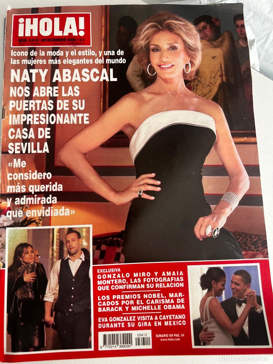 Coleccionismo de Revista Hola: &iexcl;HOLA! N&ordm; 3412. DICIEMBRE 2009.NATY ABASCAL NOS ABRE LAS PUERTAS DE SU IMPRESIONANTE CASA DE SEVILLA