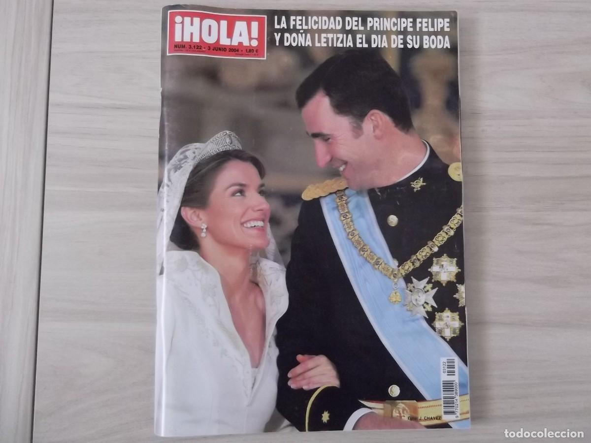 Coleccionismo de Revista Hola: REVISTA HOLA N&ordm; 3122 JUNIO 2004 - BODA DEL PRINCIPE FELIPE Y DO&Ntilde;A LETIZIA