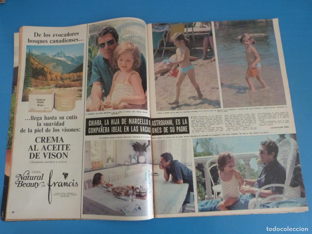Coleccionismo de Revista Hola: RECORTE CLIPPING MARCELLO MASTROIANNI REVISTA HOLA N&ordm; 1676 PAG. 22,23
