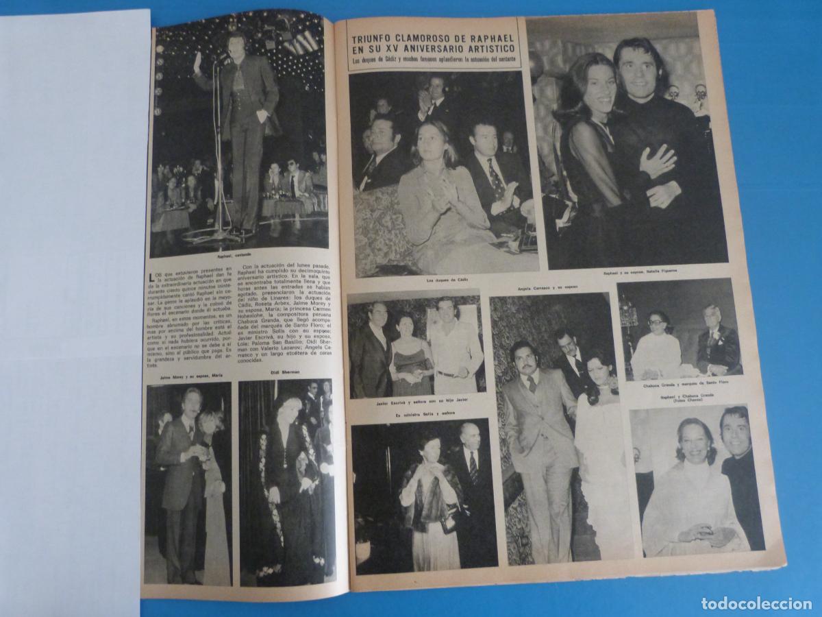 Coleccionismo de Revista Hola: RECORTE CLIPPING RAPHAEL REVISTA HOLA N&ordm; 1676 PAG. 41