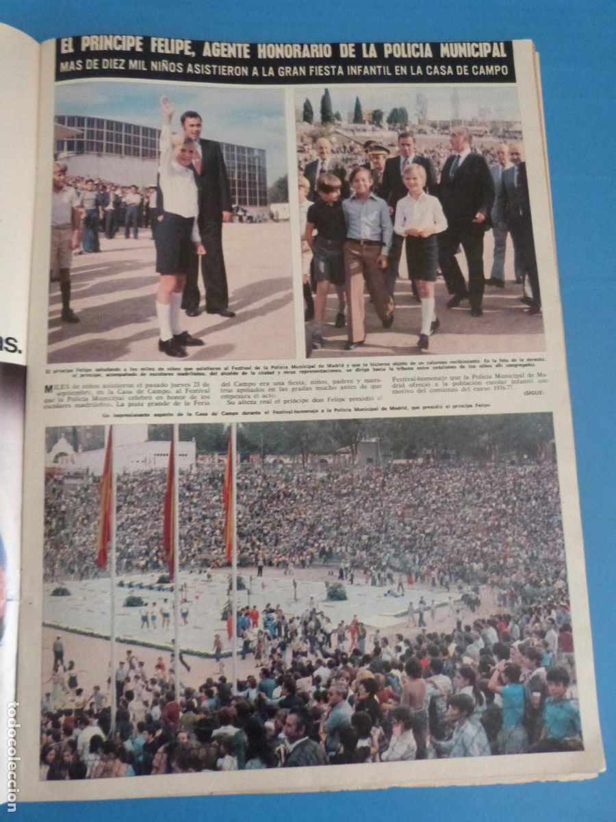 Coleccionismo de Revista Hola: RECORTE CLIPPING RINCIPE FELIPE REVISTA HOLA N&ordm; 1676 PAG. 47,48