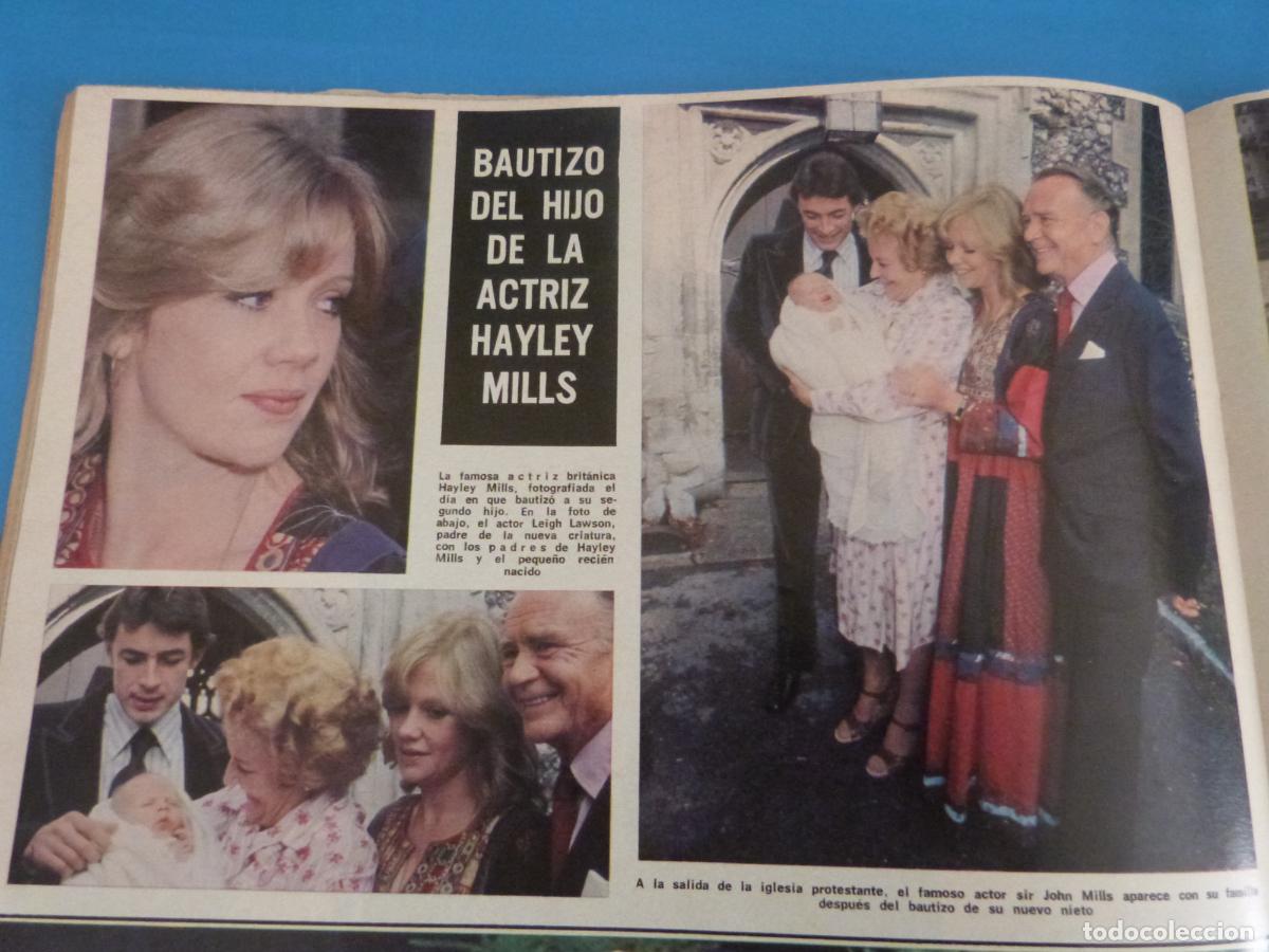 Coleccionismo de Revista Hola: RECORTE CLIPPING HAYLEY MILLS REVISTA HOLA N&ordm; 1676 PAG. 56,57