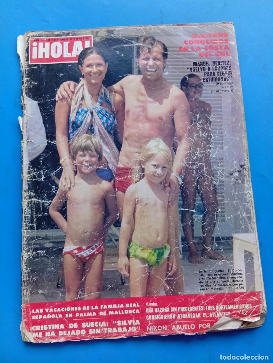 Coleccionismo de Revista Hola: &iexcl;HOLA! N&ordm; 1775. A&Ntilde;O 1978. ROSTROS CONOCIDOS EN LA COSTA DEL SOL. VACACIONES DE LA FAMILIA ..... LEER