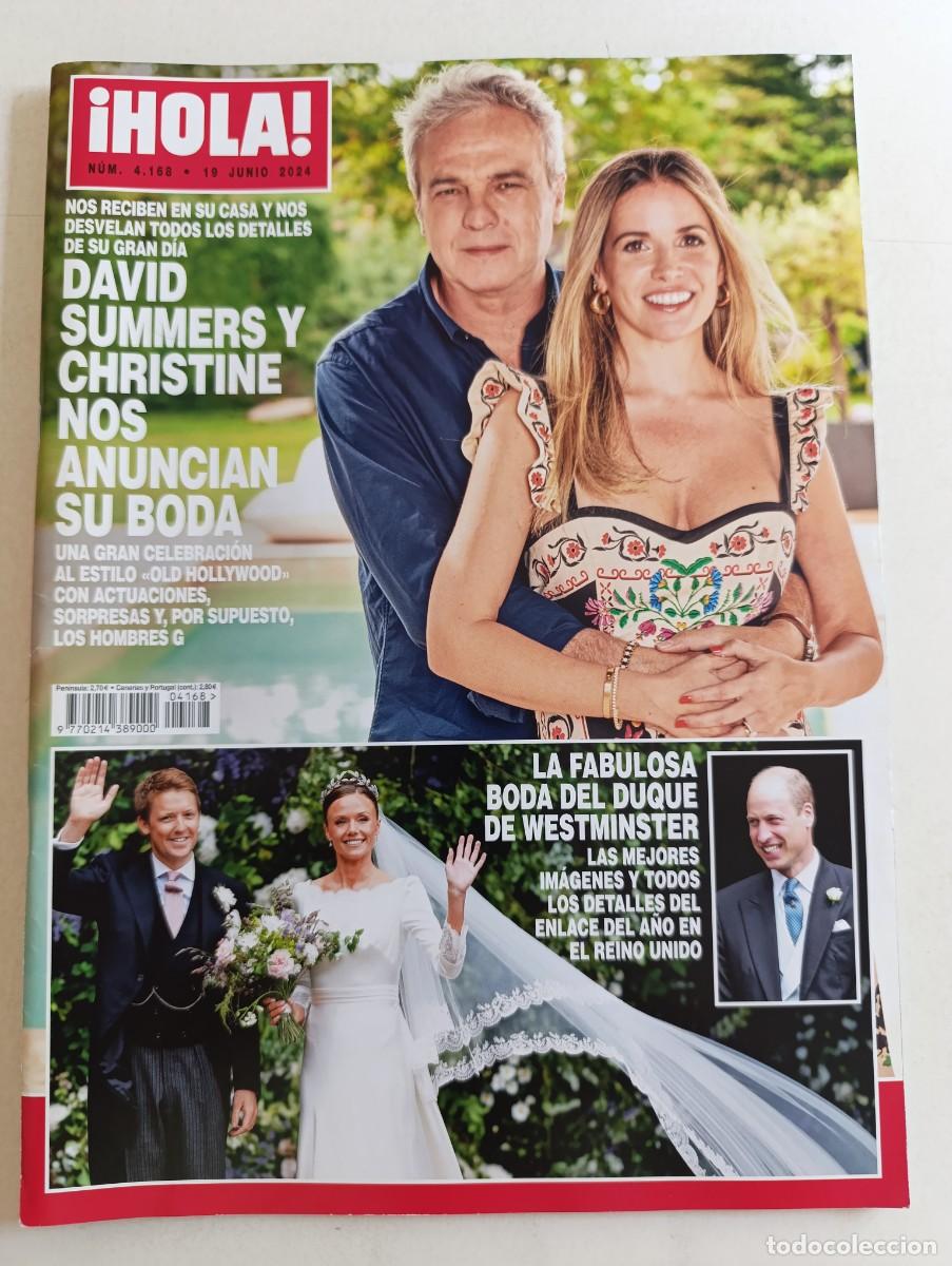 Coleccionismo de Revista Hola: Revista HOLA n&ordm; 4168 Hombres G Sof&iacute;a Mazagatos Elsa Pataky Carlos Alcaraz Ana Obreg&oacute;n Patricia P&eacute;rez