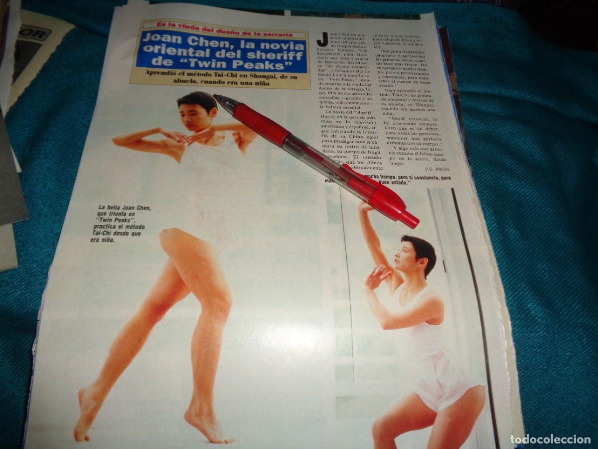 Coleccionismo de Revista Hola: RECORTE : JOAN CHEN, DE LA SERIE TWIN PEAKS. DIEZ MINUTOS, MARZO 1991
