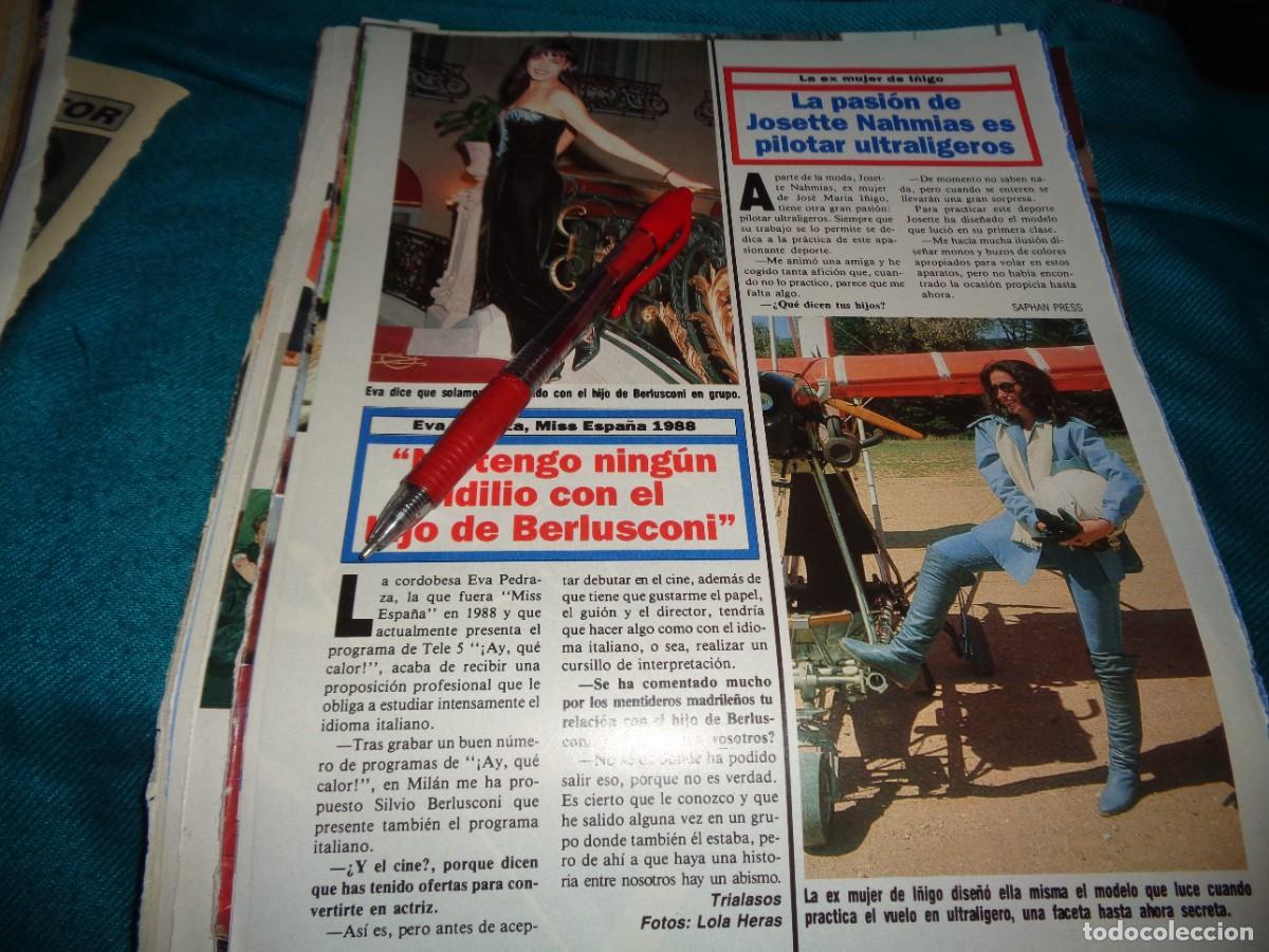 Coleccionismo de Revista Hola: RECORTE : EVA PEDRAZA, MISS ESPA&Ntilde;A 88. DIEZ MINUTOS, MARZO 1991